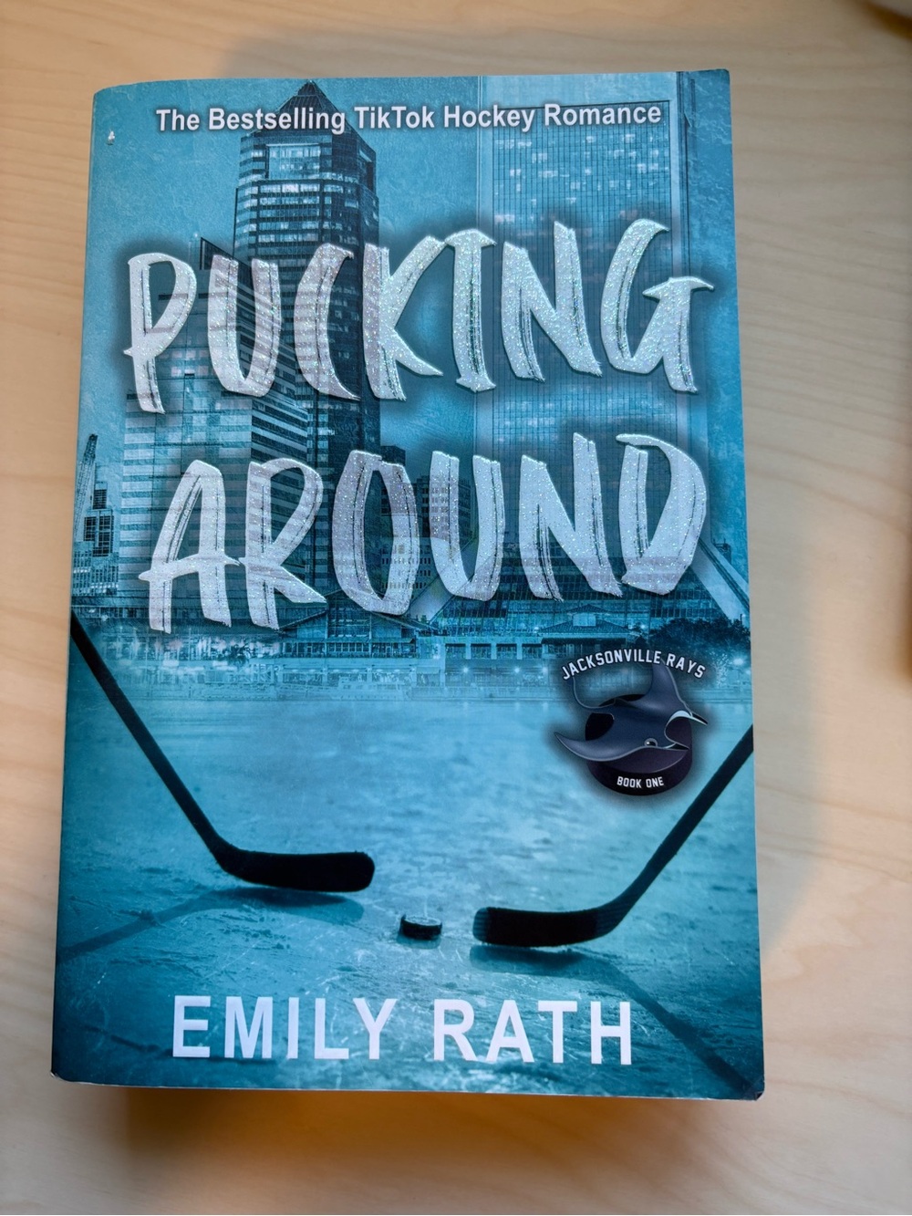 Emily Rath Pucking Around Paperback Book Young Adult Novel Hockey Romance Sport